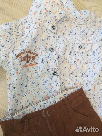 Костюм комплект на мальчика 1 год (80 см)