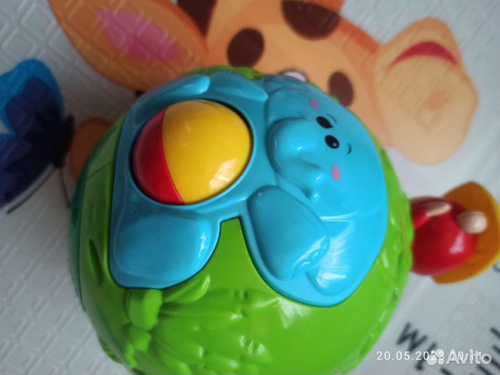 Музыкальный мяч, развивающие кубики baby go