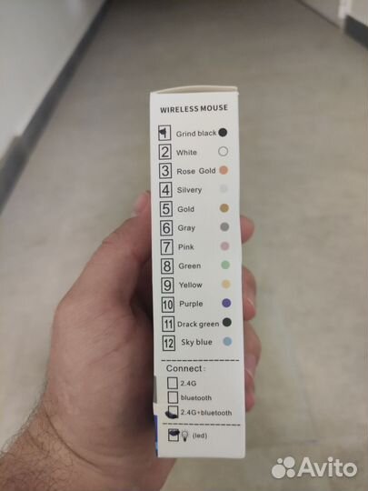 Мышь Bluetooth + 2.4G, аккумуляторная