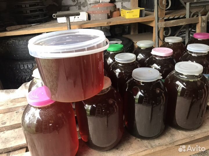 Гречишный мед.Свежий мед.Мед 2023