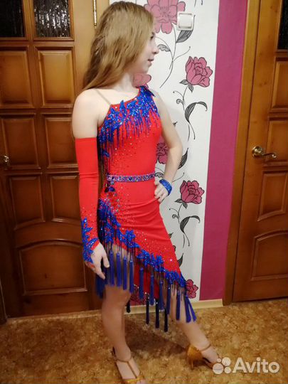 Платье для спортивных бальных танцев