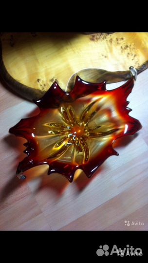 Ваза цветное стекло