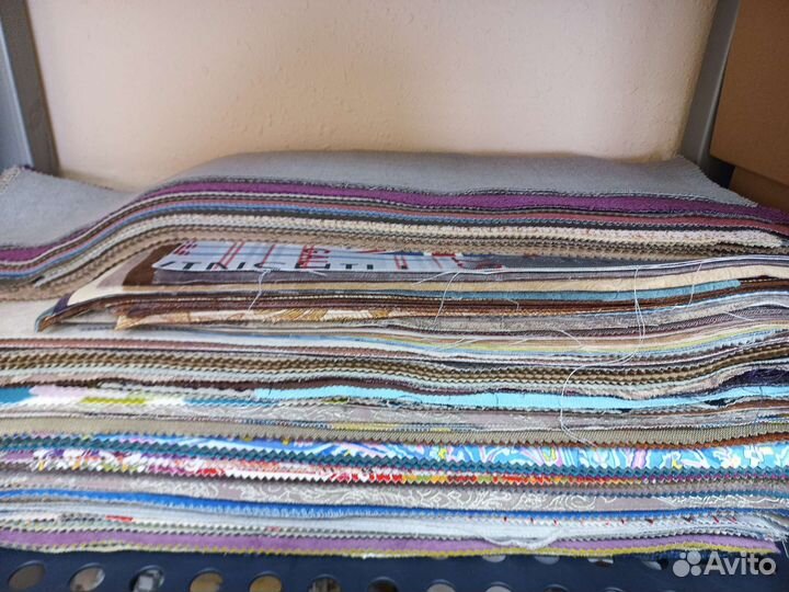 Куски ткани для творчества