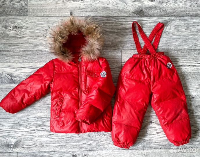 Зимний пуховый костюм комплект Moncler 104