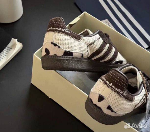 Новые кеды Adidas Samba x Notitle Cow Print