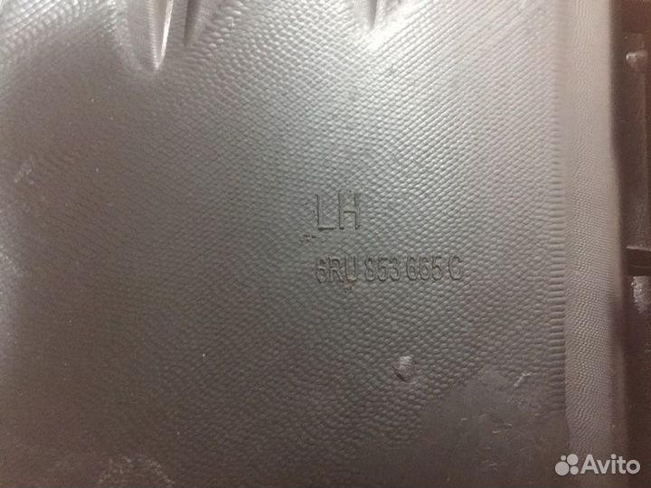 Решетка бампера передняя левая Volkswagen Polo 5