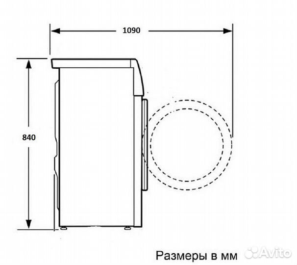 Стиральная машина weissgauff WM 61212 DC Inverter Steam