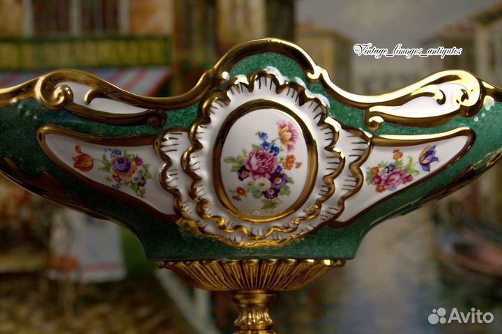 Великолепная ваза, фарфор, бронза, Испания