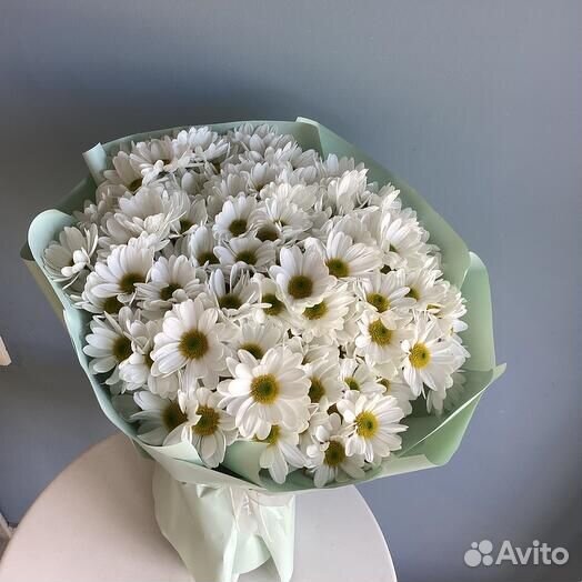 Красивый Букет из Хризантем Доставка