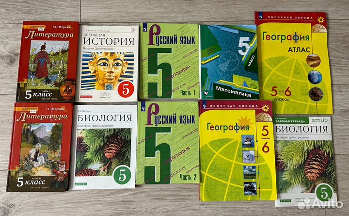 Учебная литература за 5 класс