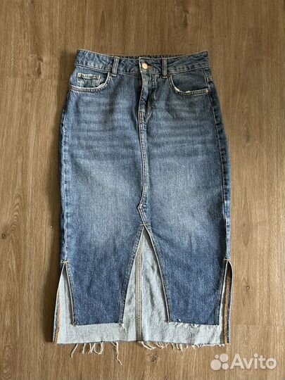 Джинсовая юбка zara