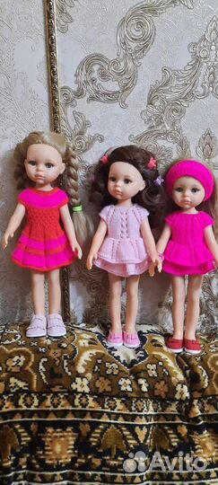 Вязанная одежда для кукол