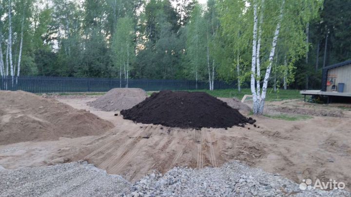 Навоз, Экскаватор. Гидромолот, песок, щебень