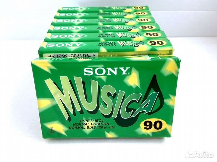 Аудиокассеты кассеты Sony Musica 90 - Normal