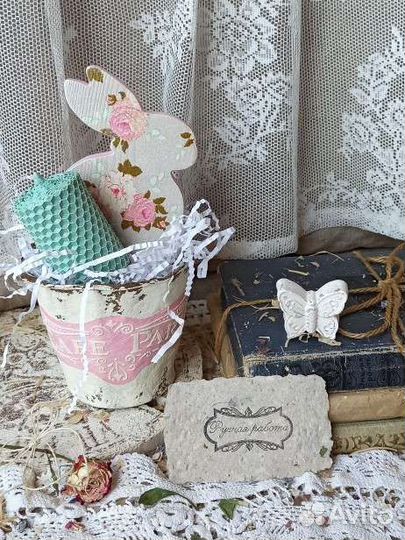 Зайка игрушка деревянная