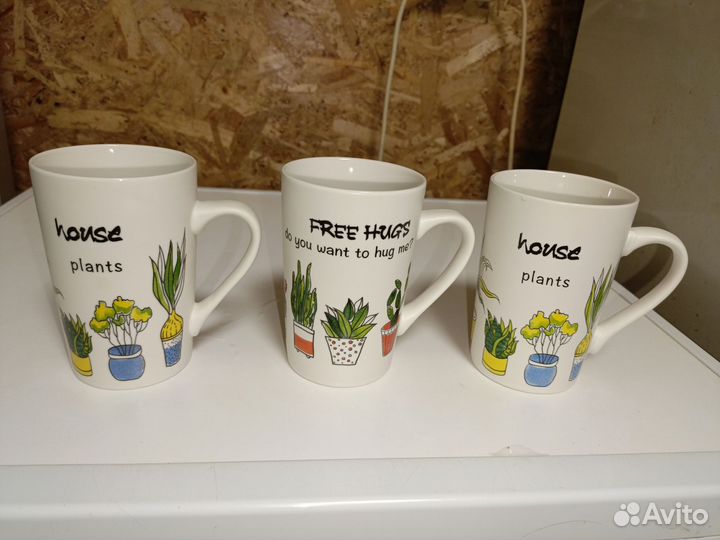 Кружка - 3 шт, новые