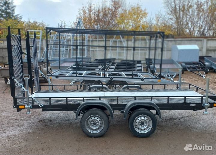 Двухосный прицеп 4 м