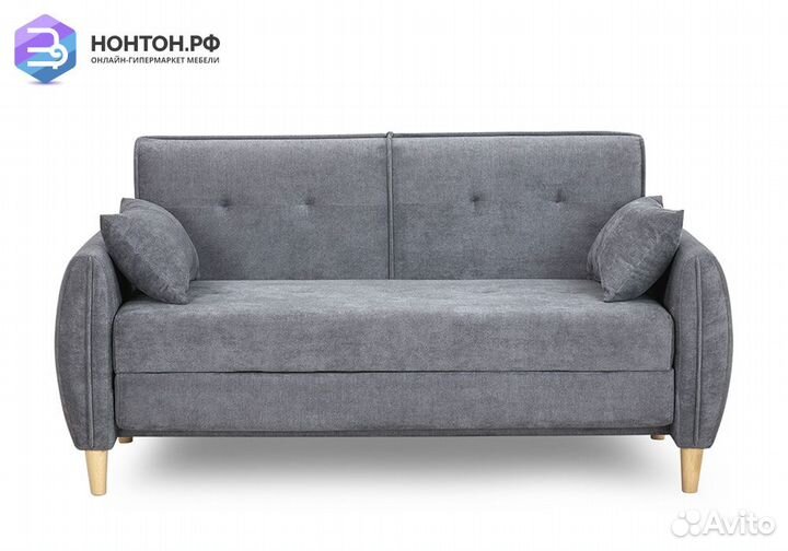 Диван еврокнижка Анита серый