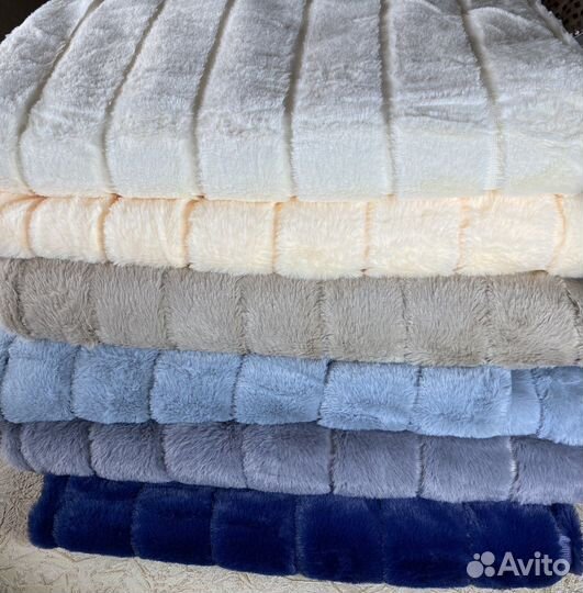 Новый Плед Кролик 220*200 ассортименте в сумке