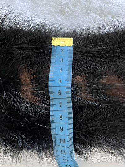 Меховая повязка на голову зимняя