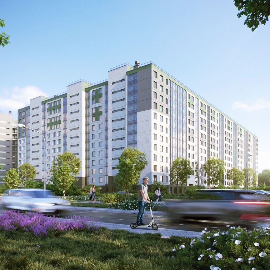 1-к. квартира, 34 м², 9/12 эт.