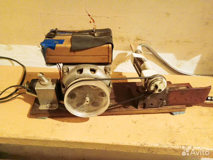 Самодельная бор машинка и двигатель для неё