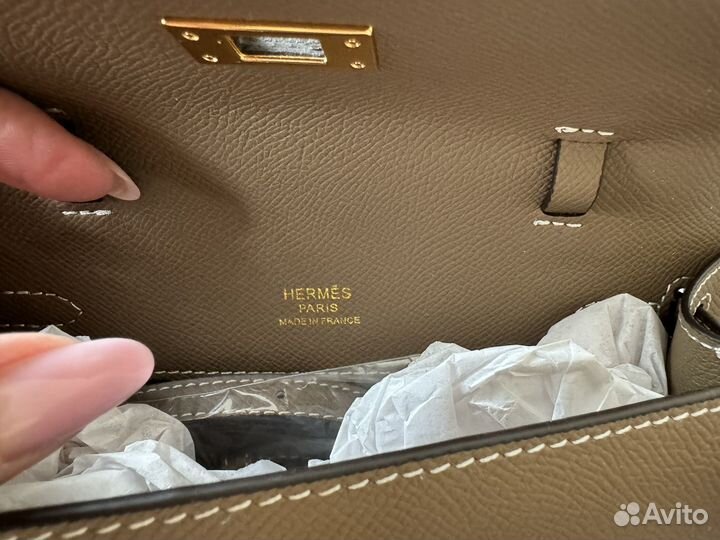 Сумка hermes kelly pochette 22