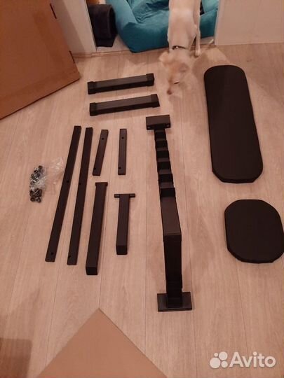 Скамья для жима черная