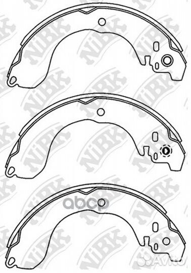 Колодки тормозные FN1264 NiBK