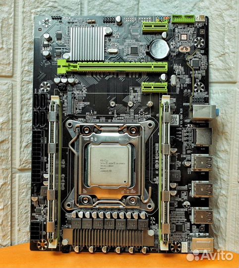 Материнская плата X79 Xeon E5 2660v2 32Gb