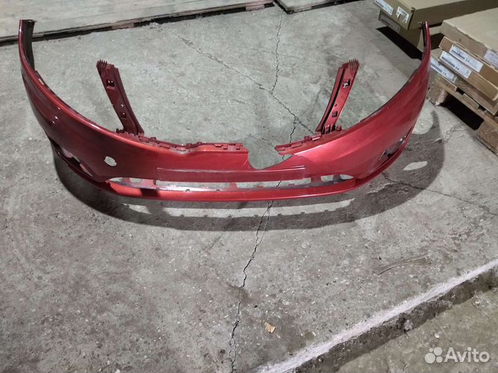 Передний бампер kia rio 3