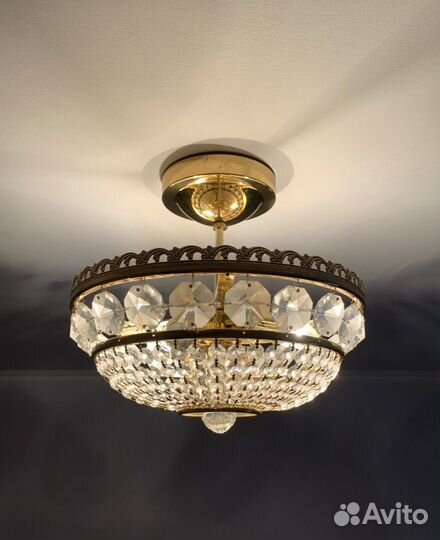 Люстра хрустальная чехия
