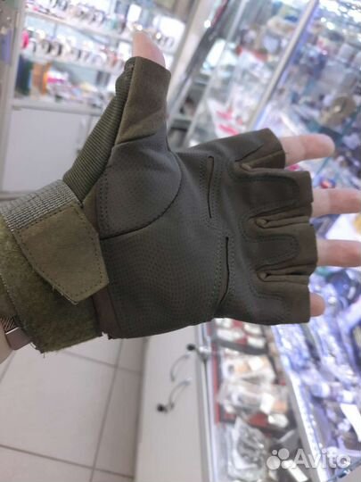 Перчатки тактические беспалые