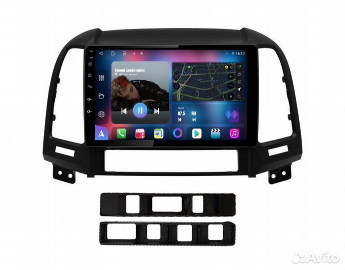 Штатная магнитола для Hyundai Santa Fe на Android