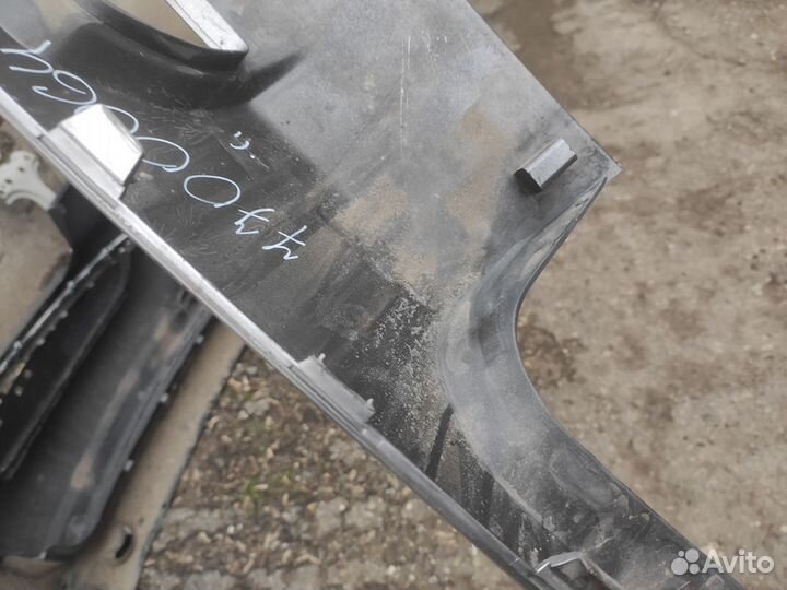 Накладка бампера заднего KIA RIO 4 X-line(2017-нв)