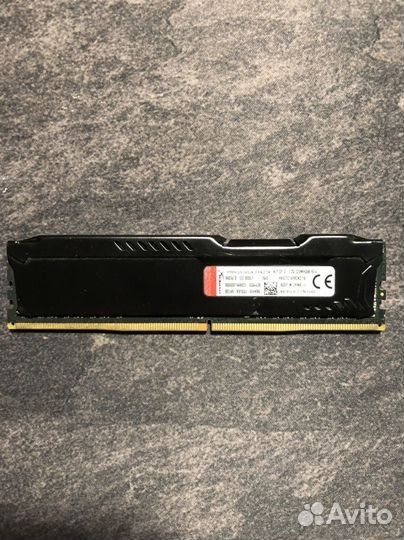 Оперативная память ddr4 HyperX fury 8gb