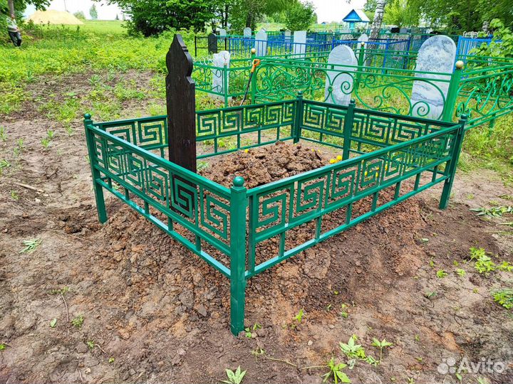 Ограды. Кованые,сварные на могилу. Ритуальные услу