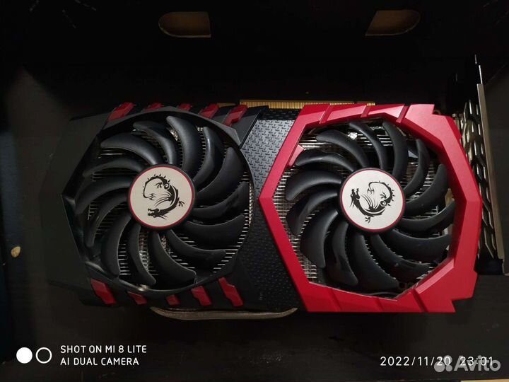 Видеокарта gtx 1050 ti 4gb от MSI gaming X