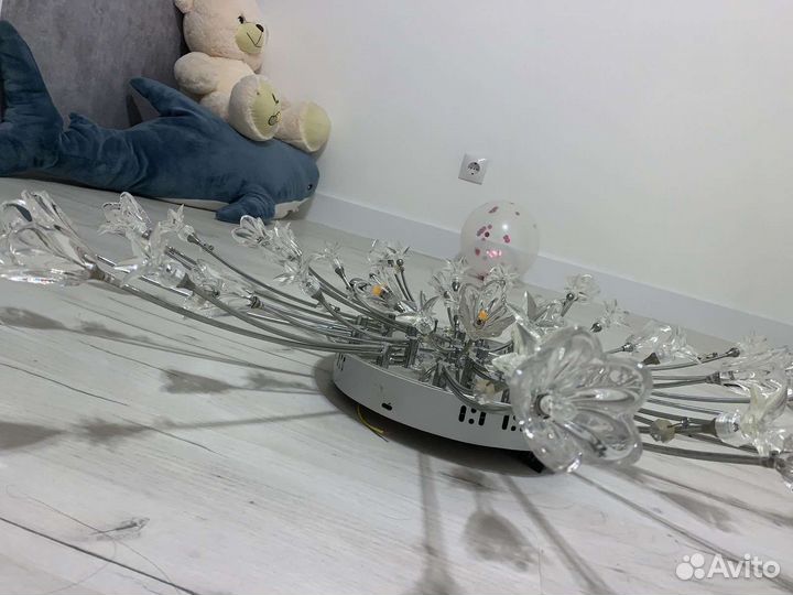 Люстра потолочная светодиодная с пультом