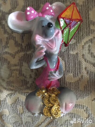 Копилка овца, фигурки мыши