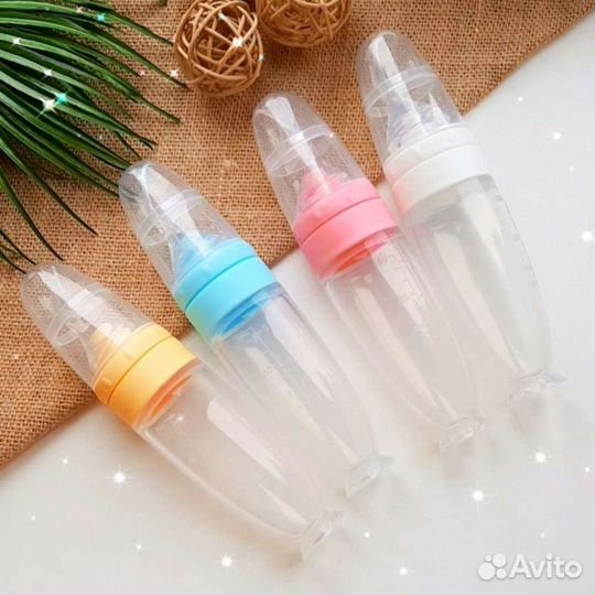 Бутылочка силиконовая для кормления