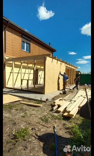 Строительство и реконструкция домов пристроек