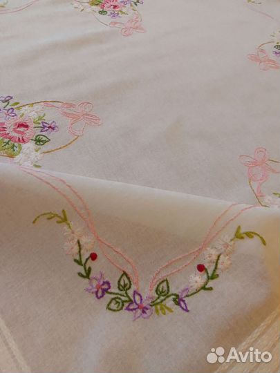Скатерть чайная винтаж Германия ручная работа
