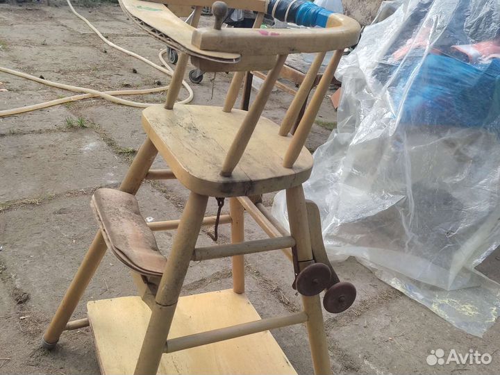 Детский стульчик для кормления СССР