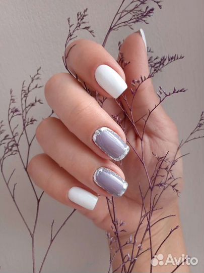 Маникюр гель лак наращивание ногтей