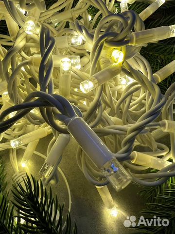 Гирлянда уличная по 10 метров, всего 520 метров