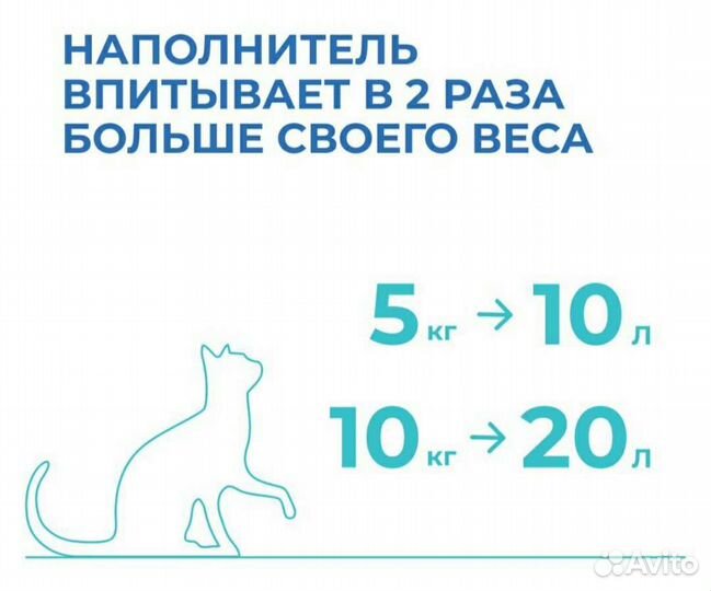 Комкующийся наполнитель для кошек 10 кг
