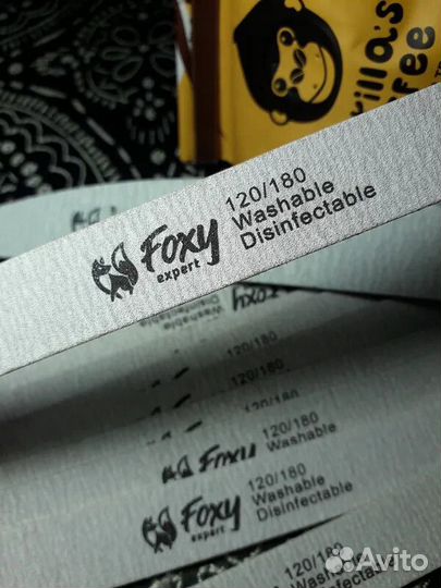 Пилка для ногтей двусторонняя 120/180 овал премиум