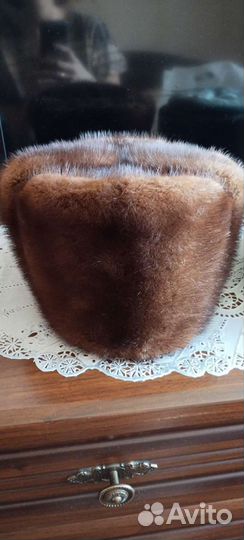Норковая шапка мужская