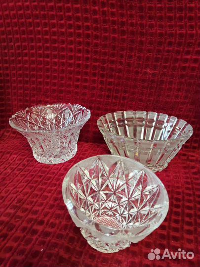 Ваза хрустальная